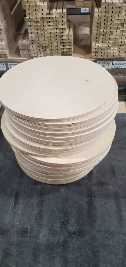 12 inch Wooden Circles - Baltic Birch - Lot 1